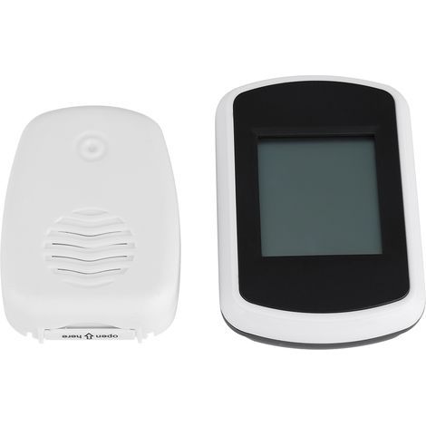Thermomètre sans fil émetteur récepteur mètre de température intérieure et extérieure pour bureau à domicile (1/5)