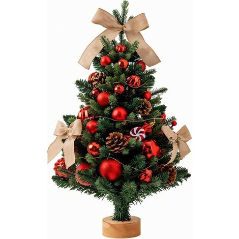 Mini Decorated Christmas Conifer, 45 cm (1/5)