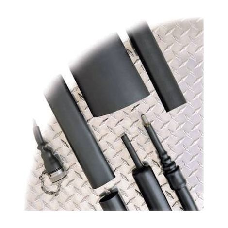 DSG Canusa C1161750BK0048 Termoretraibile con colla Nero 44.40 mm 7.40 mm Restringimento:6:1 1.2 m