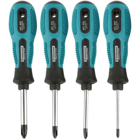 – Jeu de tournevis de précision 4 pièces – Type Y avec tête magnétique – Longueur 50 mm – Pour démontage de matériel électronique (1/5)