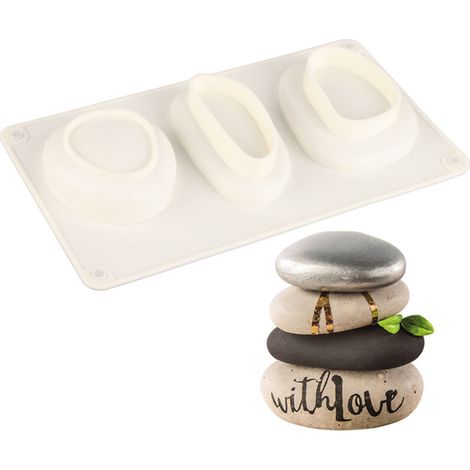 Pebble-Shaped Cake Pan, Non-Stick Baking Pan for Cooking (119) (1/4)