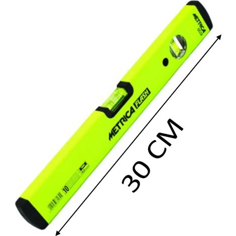 LIVELLA METRICA FLASH GIALLA 2 FIALE CM.30 -PROMO- (1/2)