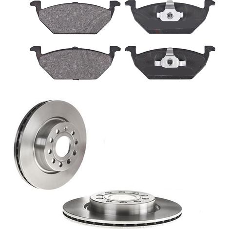 KIT FRENI ANTERIORI compatibile con compatibile con VW GOLF VI VARIANT (AJ5) - DISCHI + PASTIGLIE OEM: P 85 072 / 17522 , 17521 , 17558 /SOSTITUZIONE DIRETTA/BASSA POLVERE/SILENZIOSO (1/5)