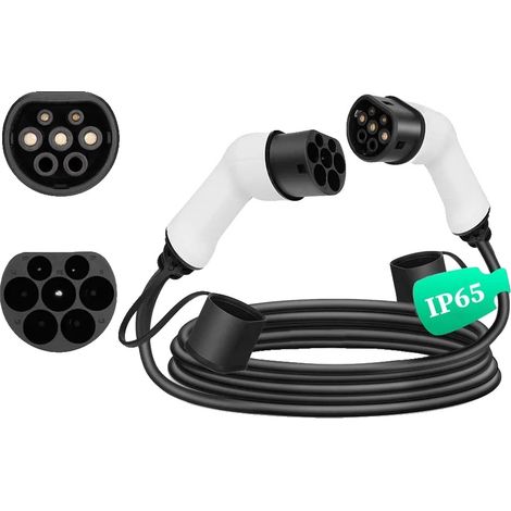 Cable de carga para coches eléctricos, compatible con Tipo 2, corriente de 16A/32A, 3,6KW (1/2)