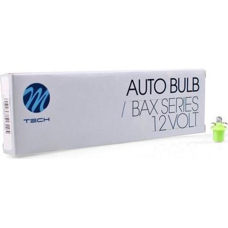 AMPOULES HALOGENES B8.5D 12V 2W CULOT NOIR (BOITE DE 10) MTECH