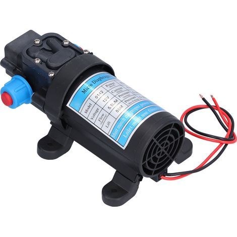 Hochdruck-Gleichstrom-Selbstansaug-Elektromembran-Mikropumpe für die Autowaschreinigung, 6 l/min (12 V (0142HB-12-80F)) (1/5)