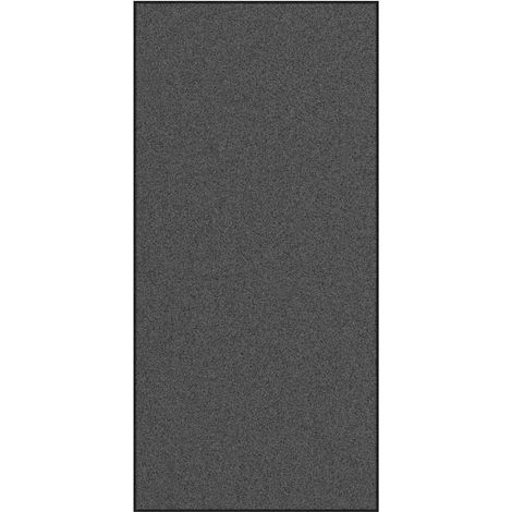 Zerbino d'ingresso moderno rettangolare per interni/esterni 120 x 250 cm resistente antiscivolo in poliammide nero 020057926