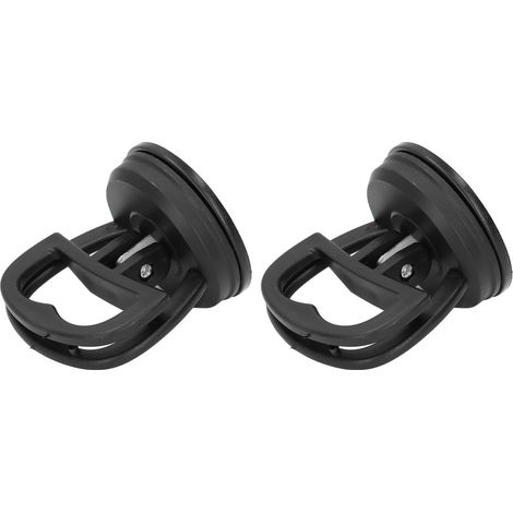 Lot de 2 ventouses de réparation de bosses, mono-ventouse à forte adhérence pour verre, transport de carrelage, noir (1/5)