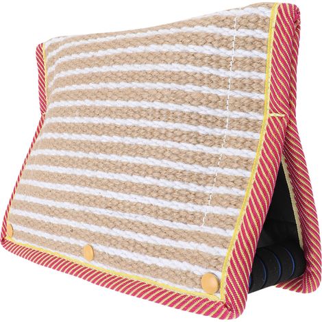 Coin de morsure de chien en Jute, multifonctionnel, poignées solides, oreiller Portable pour l'entraînement à la mastication (1/5)