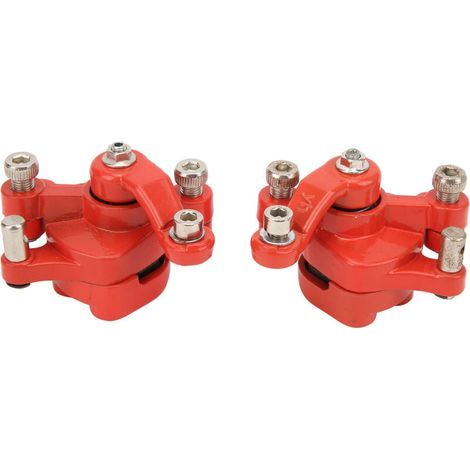 Lot de 2 étriers de frein avant et arrière pour mini vélo de poche 47cc 49cc 2 temps – Métal résistant à la corrosion – Installation simple (1/5)