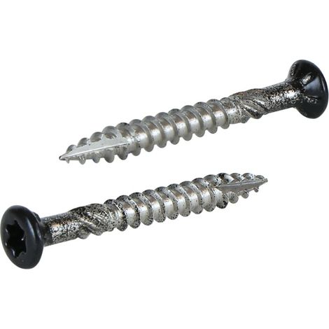 Vis à tête bombée - Radix - Noir - 4,0 x 35 mm RVS-410 (200 pièces) (1/2)