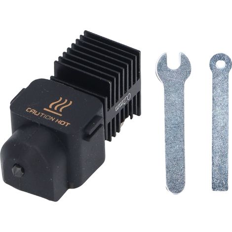 Kit de remplacement Hotend pour imprimante 3D Bambu Lab A1, extrudeuse assemblée, bloc chauffant avec buses en acier trempé, chaussettes en silicone 0,2 mm (1/5)