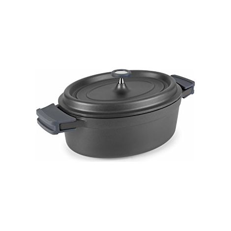 Lacor Casseruola ovale nera in alluminio pressofuso 31 cm (1/2)