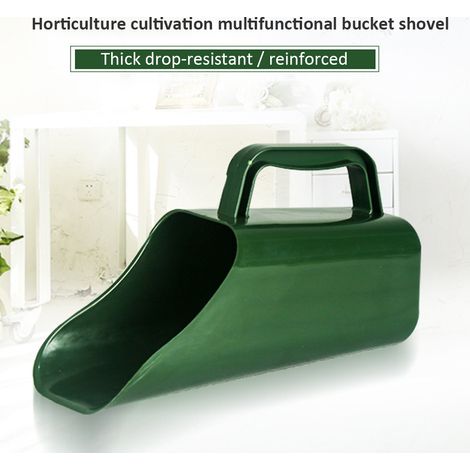 Mehrzweck-Gartenspaten – Pflanzspaten aus Kunststoff mit Untersetzer 22 x 9 cm 8,66 x 3,54 Zoll (1/4)