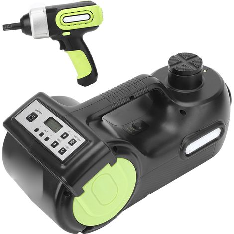 Cric de sol électrique 3 en 1 pour voiture, 5 tonnes, noir, accessoire de levage hydraulique (1/5)
