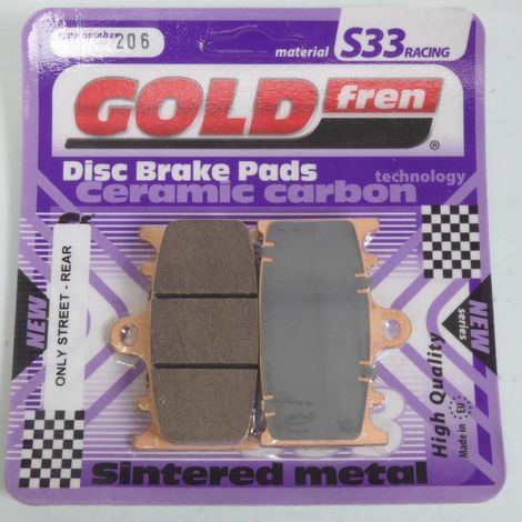 Plaquette de frein Gold Fren pour Suzuki 1500 Vl Intruder C 2005 (1/2)