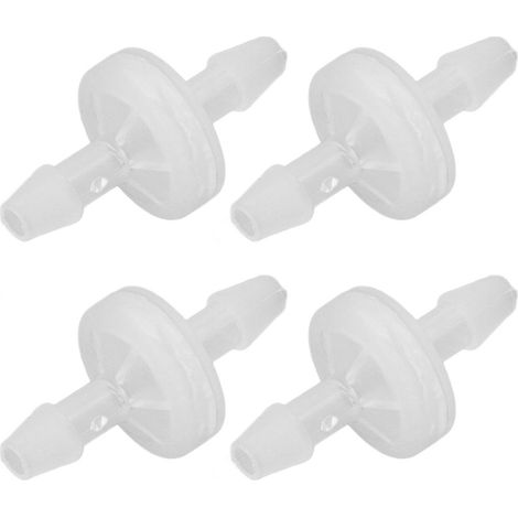 12-teiliges Rückschlagventil-Set für Aquarien, ozon- und ölbeständig, 5,1 mm PP-Einwegventil, ideal für Aquarien und die chemische Industrie (1/5)