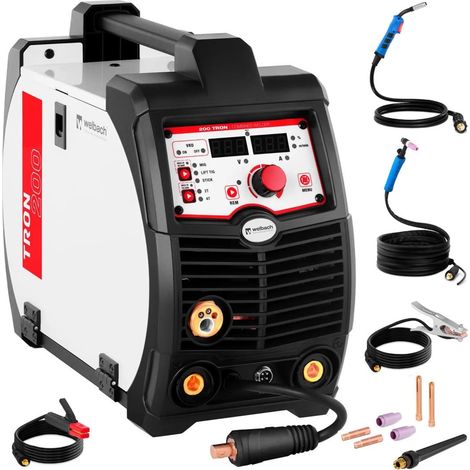 Saldatrice digitale multifunzione TIG MIG/MAG MMA fcaw 200A (1/5)