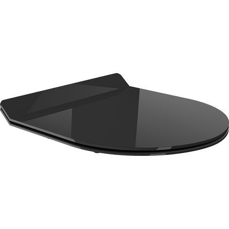 Mexen Lena asiento de cierre suave slim, duroplástico, negro brillo - 39242070 (1/4)