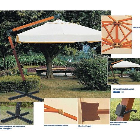 R PALO ORIZZONTALE OMBRELLONE MAXIMA 220 CM 2019 (1/3)