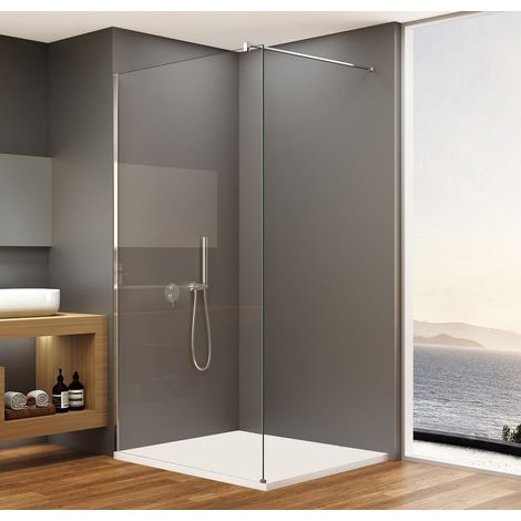 Paroi de douche SPITZA WALK-IN, 900mm, verre clair (1/2)