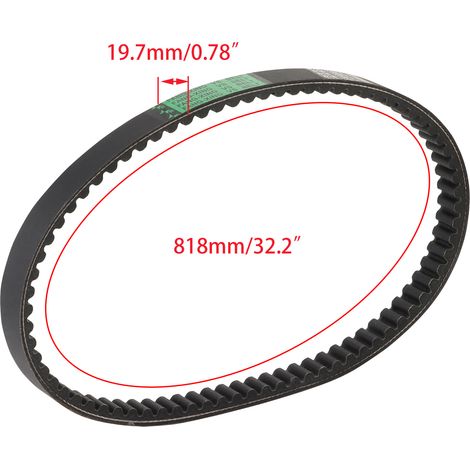 Courroie d'entraînement GOOFIT 818 19.7 30 Convient aux scooters, motos, véhicules tout-terrain et motos. (1/4)