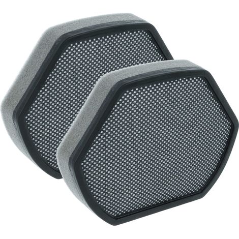 vhbw 2x filtro compatibile con Siemens VSX22030/01 aspirapolvere - Filtro in spugna nero / grigio