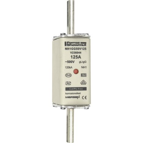 Mersen 1B165.000000 NH-Sicherung Sicherungsgröße = 1 125 A 500 V 1 St.