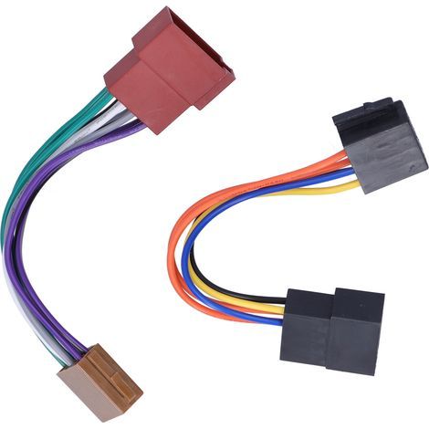 Adaptateur de faisceau de câblage Radio ISO pour voiture, câble de lecteur CD stéréo adapté pour Cabrio/Euro Van (1/5)