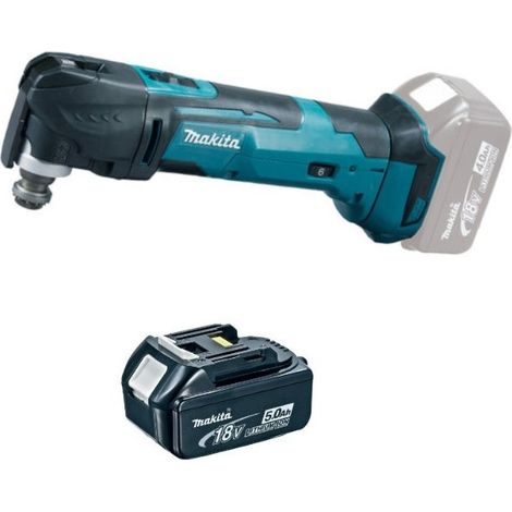 Makita DTM51T1 Outil multifonction sans fil 18V Li-Ion LXT + 1 x 5.0Ah Batterie – sans chargeur