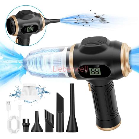 Aspirateur de voiture sans fil ABS - Appareil ménager - Canapé - Bureau - Haute puissance - Machine de nettoyage domestique - Nettoyeur de tapis,édition avancée (1/4)