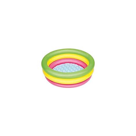 PISCINA GONFIABILE SUMMER 3 ANELLI COLOR PICCOLA +2 ANNI  ø cm.70x24h. lt.41  Kg.0,580 (art.51128)    BESTWAY