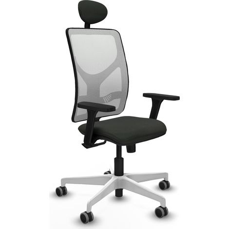 Chaise ergonomique piqueras y crespo blanc mousse 50 mm (1/2)