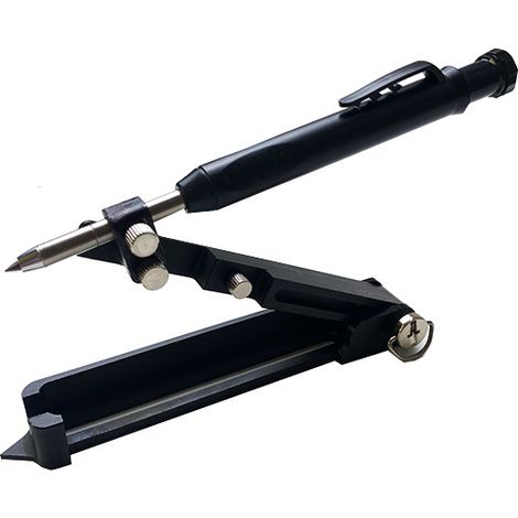 Mise à jour de l'outil de traçage multifonctionnel - stylo de construction multifonction - crayon de charpentier, outil de traçage avec stylo à trous profonds, travail du bois bricolage (1/5)
