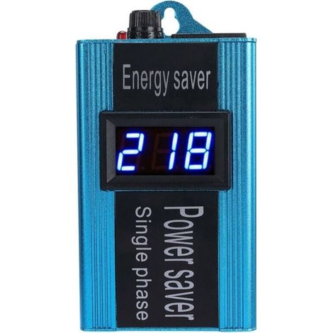 Smart Energy Saving Devices, Energy Saver Box, Smart Power Factor Saver, 100KW Blue, European Plug - LIAIKI