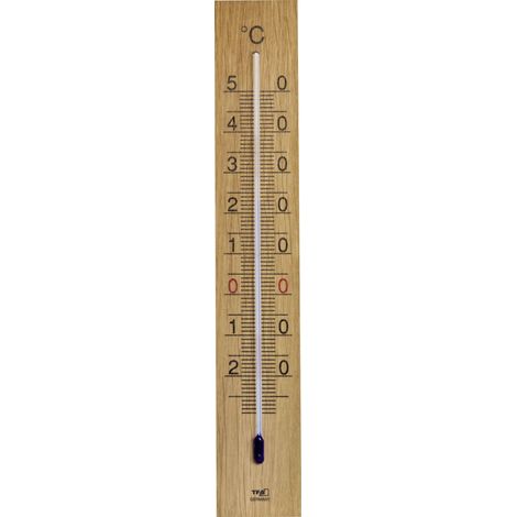 TFA Dostmann Thermomètre chêne 12.1059.01 (1/4)