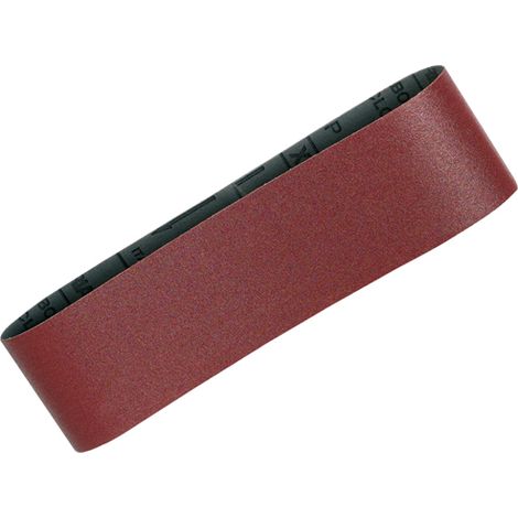 Ceinture de ponçage pour ponceuse à bande 76x610 mm K120 5 unités