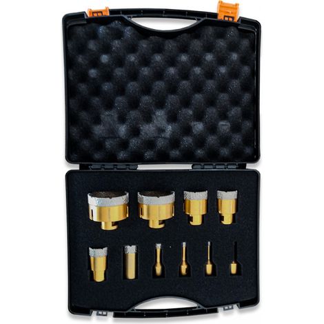 Set di 10 punte diamantate EDMA per smerigliatrice - 252055