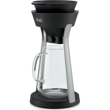 Melitta AMANO Filtersystem Kaffeemaschine Schwarz mit raffiniertem Design