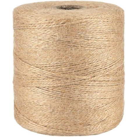 500M Jute Twine, Gardening Twine, Natural Rope, Fine Jute Thread for Gardening, Wedding Decoration, DIY Crafts, Gift Wrapping - TREETALK (1/5)