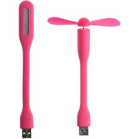 Ventilateur USB 5V avec lampe LED USB pour batterie externe, ordinateur portable et gadget (1/5)