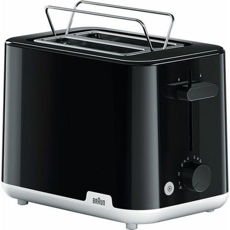 Tostapane Braun HT 1010 BK 900 W Nero/Argentato (1/4)