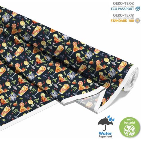 TESSUTI DECORATIVI PER ESTERNI OXFORD - Motivo Cocktail DX8738 (1/5)
