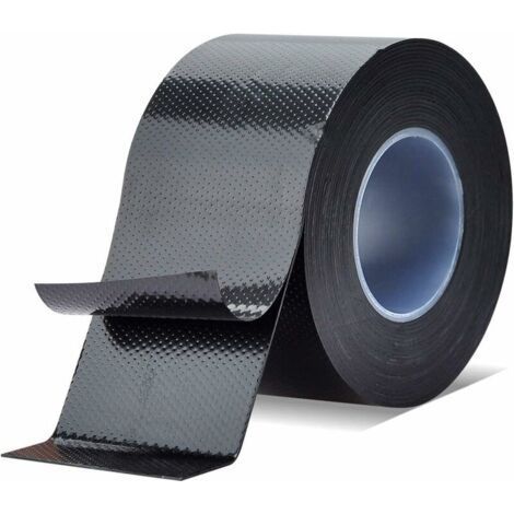 Silicone Rubber Strip Waterproof Persuade Tape Connector Electrical Tape Insulated Temperature Resistant Electrical Wire 2.1 x 5m, Black (1/4)