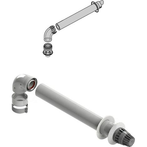 Kit coassiale Unical 60/100 mm per ALKON 09 00361862 - - UNICAL - -