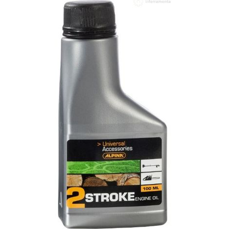 Alpina 2T olio additivato per miscela 100 ml additivo lubrificante per tutti i motori a 2 tempi (1/2)