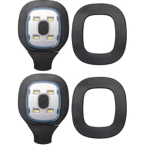 Lot de 2 lampes LED rechargeables USB pour bonnet, lampe frontale interchangeable pour bonnet à personnaliser (hommes et femmes). (1/5)