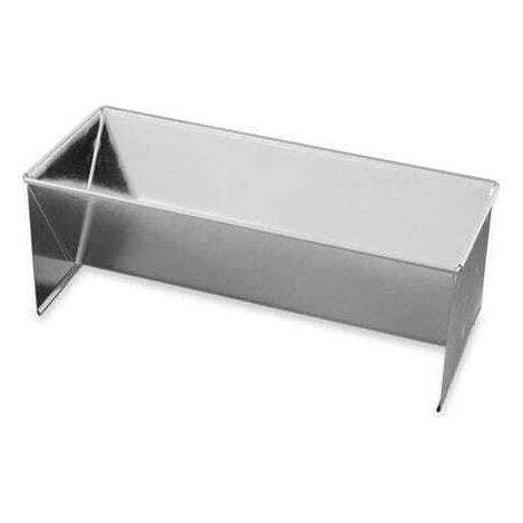 Gouttière à bûche triangle 30cm fer blanc - Gobel
