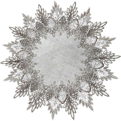 Nappe ornée de dentelle pour les repas en famille. Tissu sans danger pour les enfants. Nettoyage facile. Multicolore. (1/5)