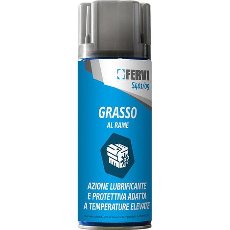 Bombe aerosol de graisse de cuivre de 400 ml Fervi s401/09